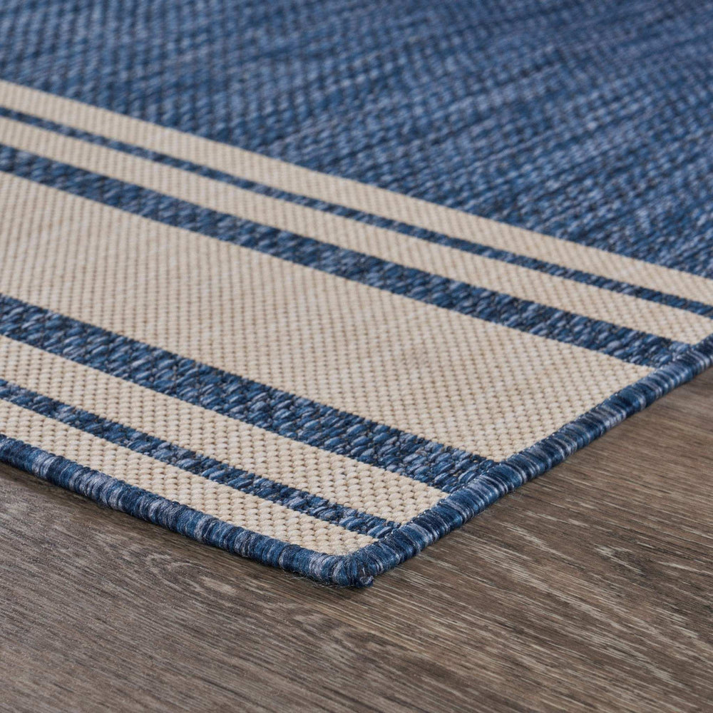 2' X 3' Blue And Gray Indoor Outdoor Area Rug - Homeroots - Flyclothing LLC