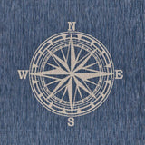 3' X 5' Blue And Gray Indoor Outdoor Area Rug - Homeroots - Flyclothing LLC