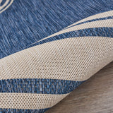 3' X 5' Blue And Gray Indoor Outdoor Area Rug - Homeroots - Flyclothing LLC