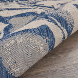 2' X 3' Blue And Gray Indoor Outdoor Area Rug - Homeroots - Flyclothing LLC