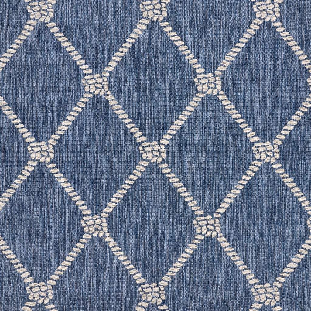 3' X 5' Blue And Gray Indoor Outdoor Area Rug - Homeroots - Flyclothing LLC