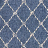 3' X 5' Blue And Gray Indoor Outdoor Area Rug - Homeroots - Flyclothing LLC