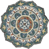 6' Green Round Wool Hand Tufted Area Rug - Homeroots
