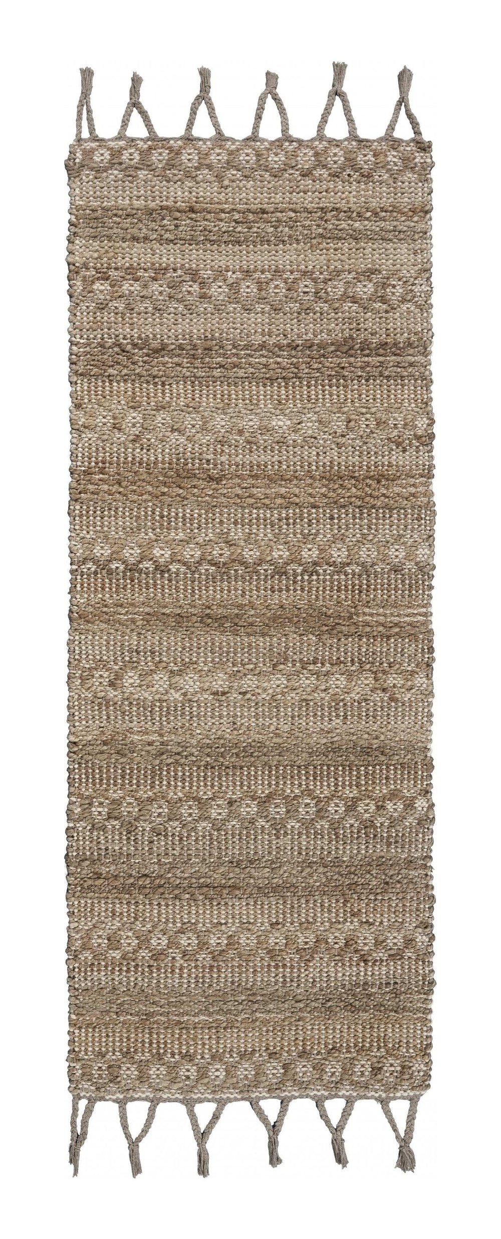 3' x 4' Tan Bohemian Tasseled Area Rug - Homeroots - Flyclothing LLC