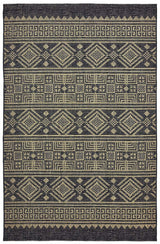 5' X 8' Brown And Black Indoor Outdoor Area Rug - Homeroots - Flyclothing LLC