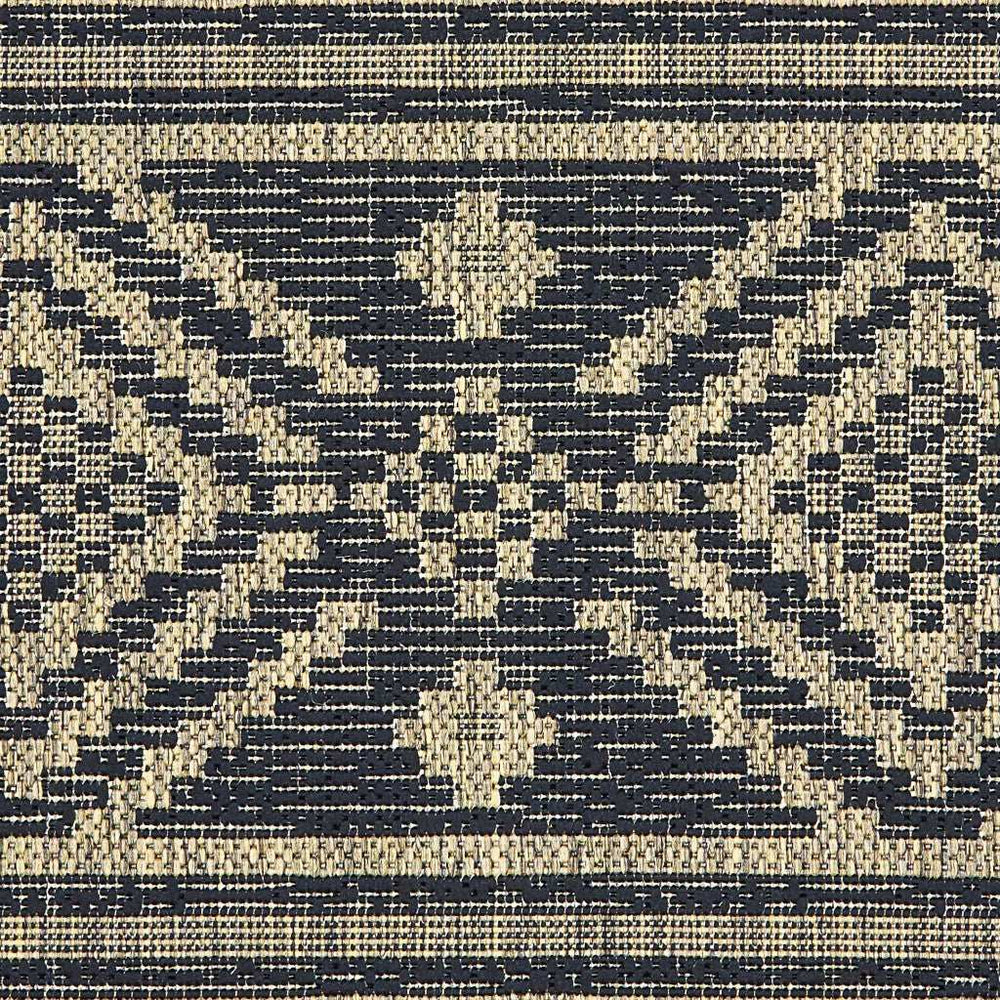 5' X 8' Brown And Black Indoor Outdoor Area Rug - Homeroots - Flyclothing LLC