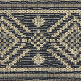 5' X 8' Brown And Black Indoor Outdoor Area Rug - Homeroots - Flyclothing LLC