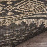 5' X 8' Brown And Black Indoor Outdoor Area Rug - Homeroots - Flyclothing LLC