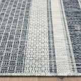 2' X 3' Gray And Black Indoor Outdoor Area Rug - Homeroots - Flyclothing LLC