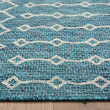 5' X 8' Blue And Gray Indoor Outdoor Area Rug - Homeroots - Flyclothing LLC