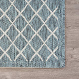 5' X 8' Blue And Gray Indoor Outdoor Area Rug - Homeroots - Flyclothing LLC