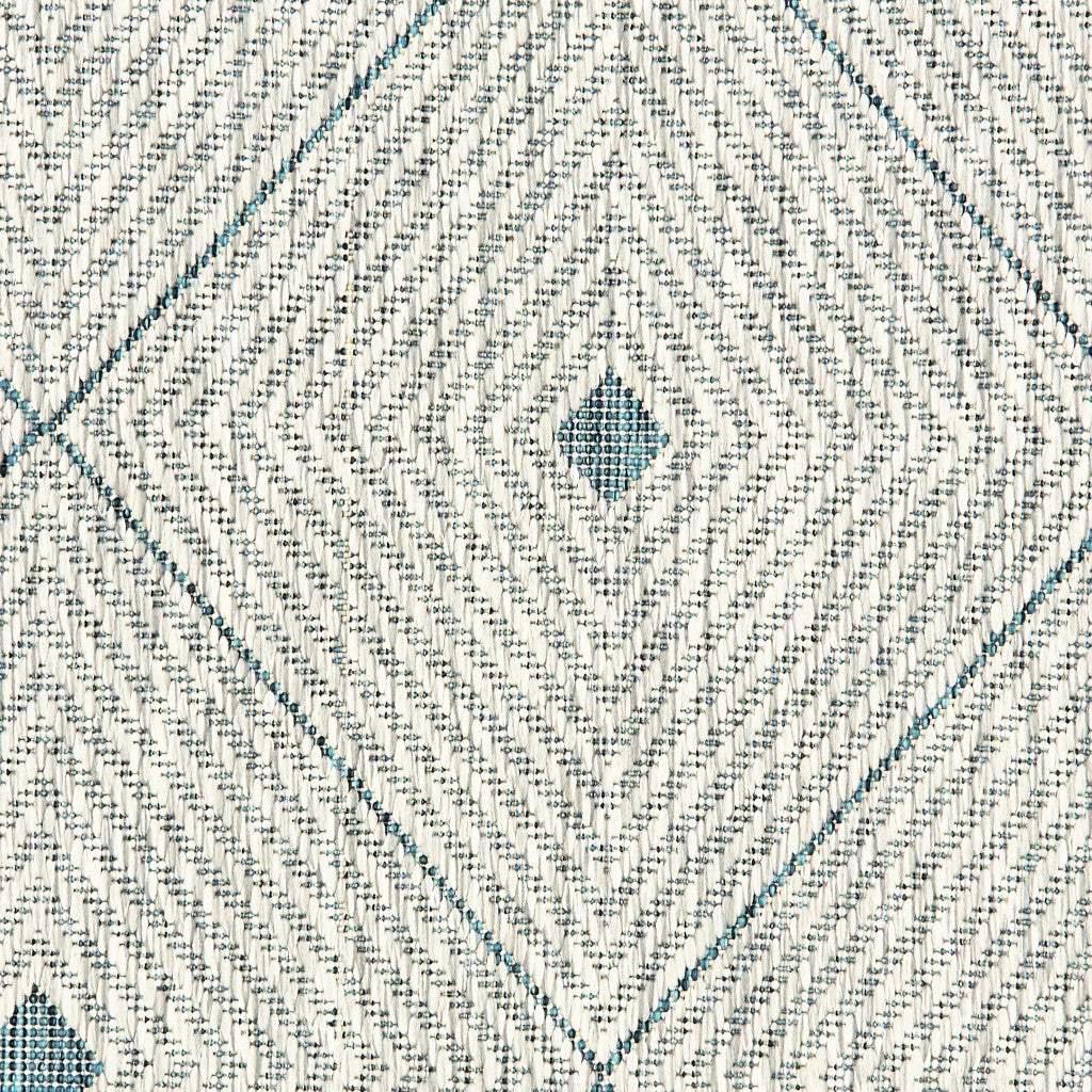 2' X 3' Blue And Gray Indoor Outdoor Area Rug - Homeroots - Flyclothing LLC