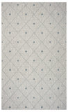 5' X 8' Blue And Gray Indoor Outdoor Area Rug