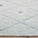 8' X 10' Blue And Gray Indoor Outdoor Area Rug - Homeroots - Flyclothing LLC