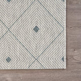 8' X 10' Blue And Gray Indoor Outdoor Area Rug - Homeroots - Flyclothing LLC