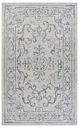 8' X 10' Blue And Gray Indoor Outdoor Area Rug - Homeroots - Flyclothing LLC