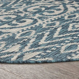 8' X 8' Blue And Gray Indoor Outdoor Area Rug - Homeroots - Flyclothing LLC