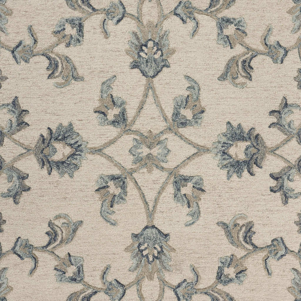 5' X 7' Light Blue Wool Hand Tufted Area Rug - Homeroots - Flyclothing LLC
