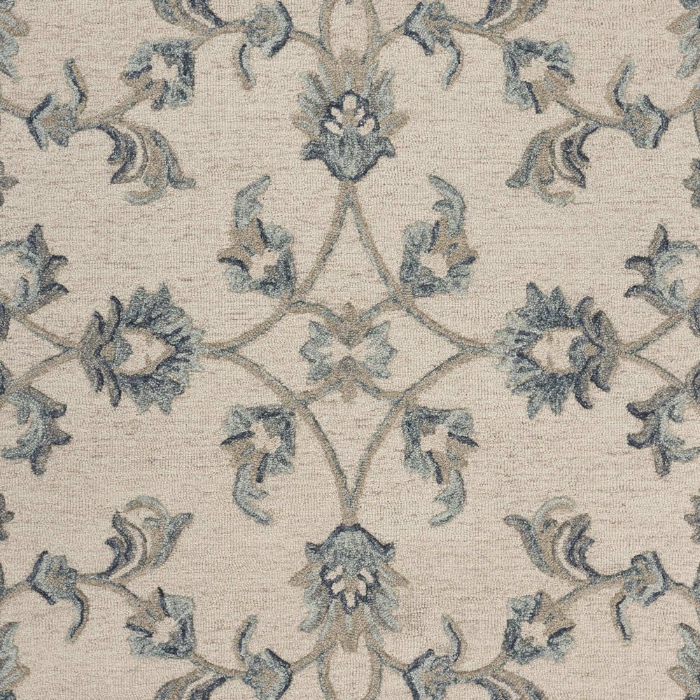 7' X 9' Light Blue Wool Hand Tufted Area Rug - Homeroots - Flyclothing LLC