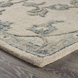 7' X 9' Light Blue Wool Hand Tufted Area Rug - Homeroots