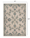 7' X 9' Light Blue Wool Hand Tufted Area Rug - Homeroots - Flyclothing LLC