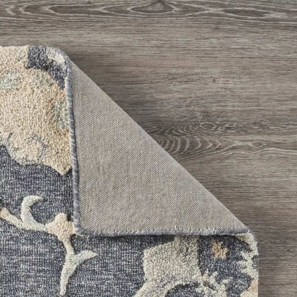 5' X 7' Blue And Gray Wool Hand Tufted Area Rug - Homeroots - Flyclothing LLC