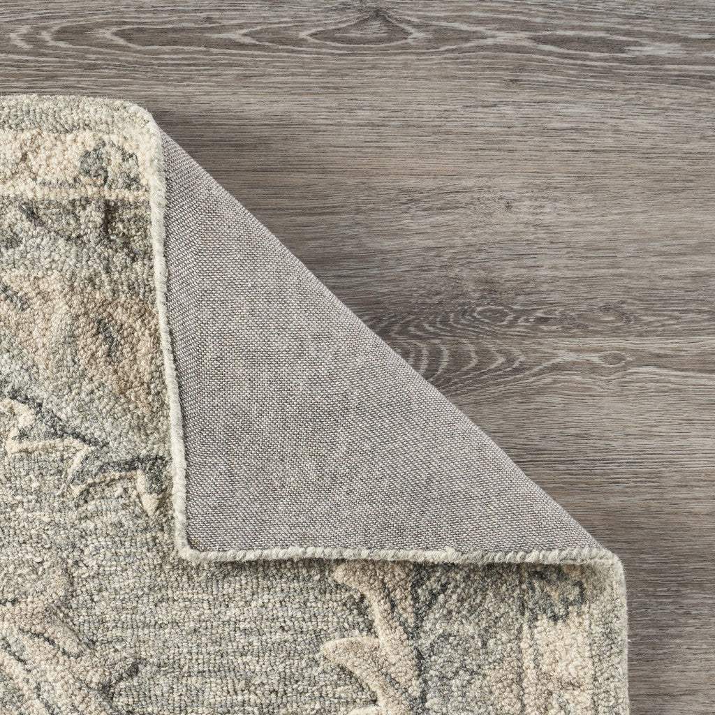 5' X 7' Gray Wool Hand Tufted Area Rug - Homeroots - Flyclothing LLC