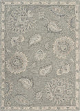 7' X 9' Gray Wool Hand Tufted Area Rug - Homeroots