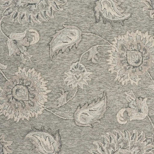 7' X 9' Gray Wool Hand Tufted Area Rug - Homeroots - Flyclothing LLC