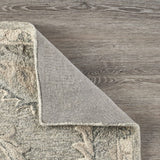 7' X 9' Gray Wool Hand Tufted Area Rug - Homeroots