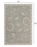 7' X 9' Gray Wool Hand Tufted Area Rug - Homeroots - Flyclothing LLC