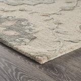 7' X 9' Blue And Ivory Wool Hand Tufted Area Rug - Homeroots - Flyclothing LLC