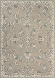 5' X 7' Gray Wool Hand Tufted Area Rug