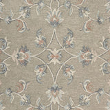5' X 7' Gray Wool Hand Tufted Area Rug