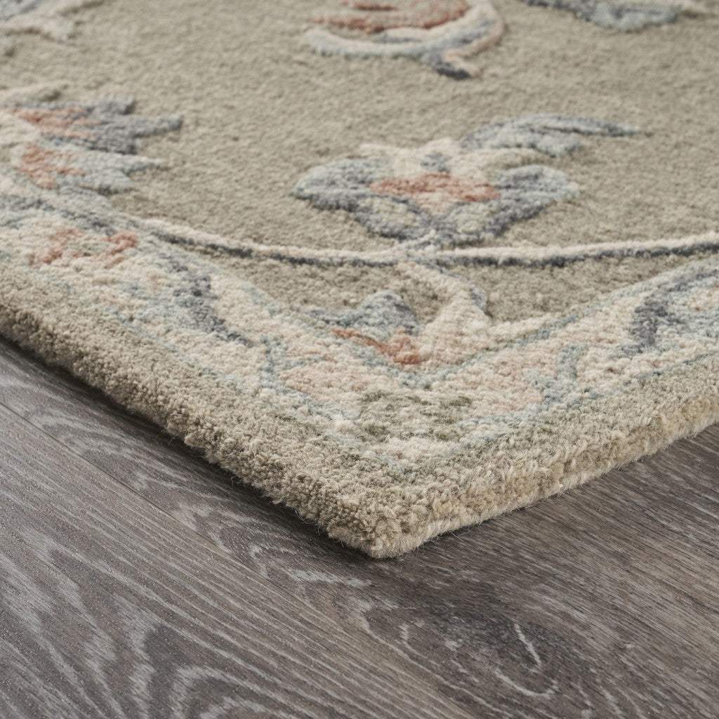 5' X 7' Gray Wool Hand Tufted Area Rug - Homeroots - Flyclothing LLC