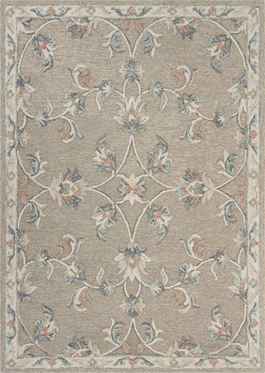 7' X 9' Gray Wool Hand Tufted Area Rug - Homeroots - Flyclothing LLC