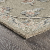 7' X 9' Gray Wool Hand Tufted Area Rug - Homeroots