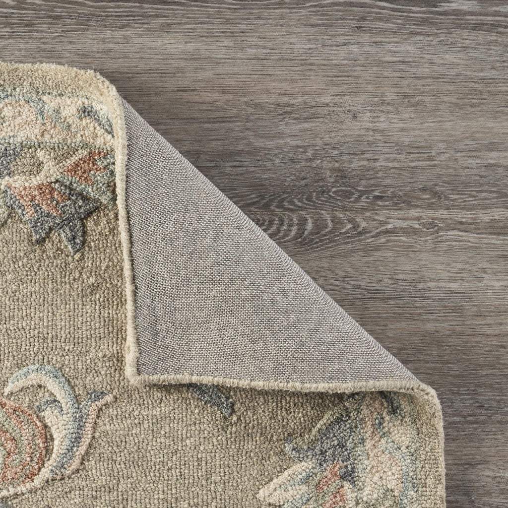 7' X 9' Gray Wool Hand Tufted Area Rug - Homeroots - Flyclothing LLC