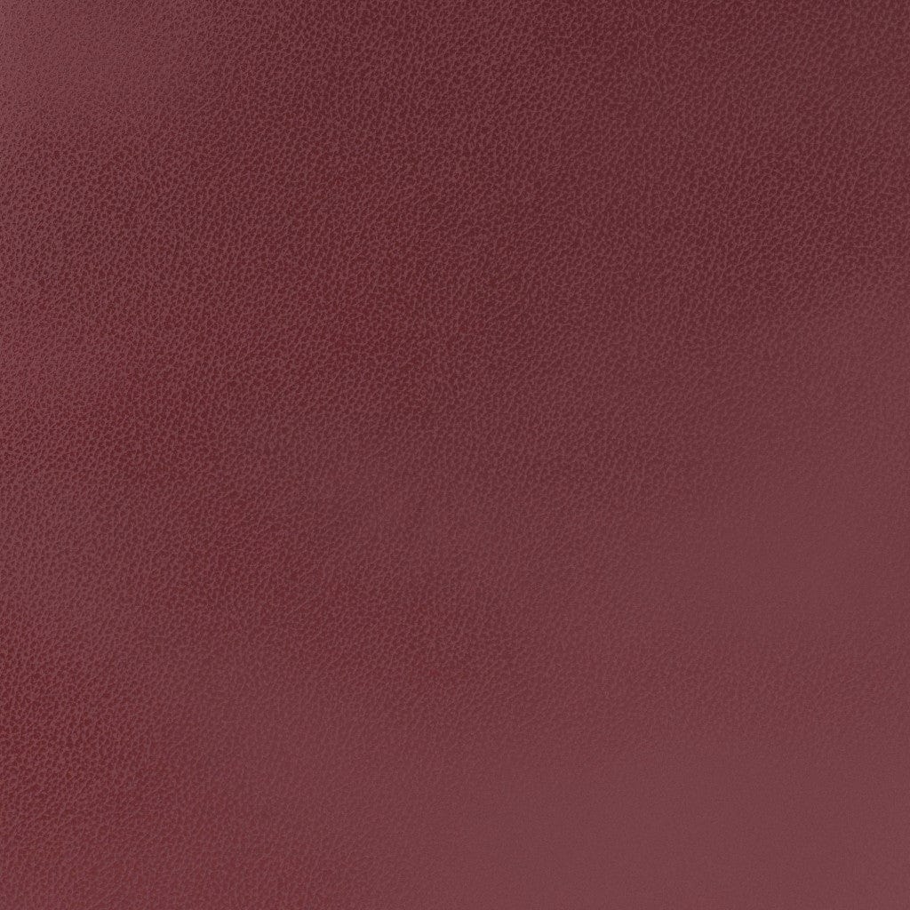 Set of Two 31" Burgundy And Gold Steel Backless Bar Height Bar Chairs - Homeroots