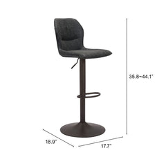 Adjustable Height Steel Swivel Low Back Counter Height Bar Chair