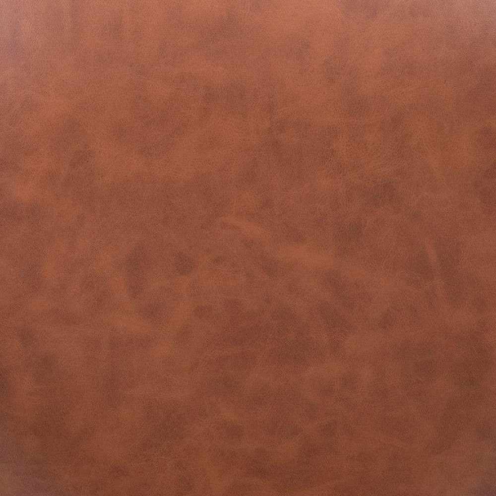 Adjustable Height Brown And Black Steel Swivel Low Back Counter Height Bar Chair - Homeroots - Flyclothing LLC