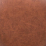 Adjustable Height Brown And Black Steel Swivel Low Back Counter Height Bar Chair - Homeroots - Flyclothing LLC