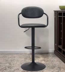 Adjustable Height Steel Swivel Low Back Counter Height Bar Chair