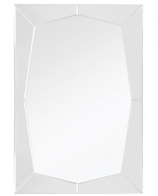 36" Clear Glass Framed Accent Mirror - Homeroots