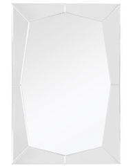 36" Clear Glass Framed Accent Mirror - Homeroots