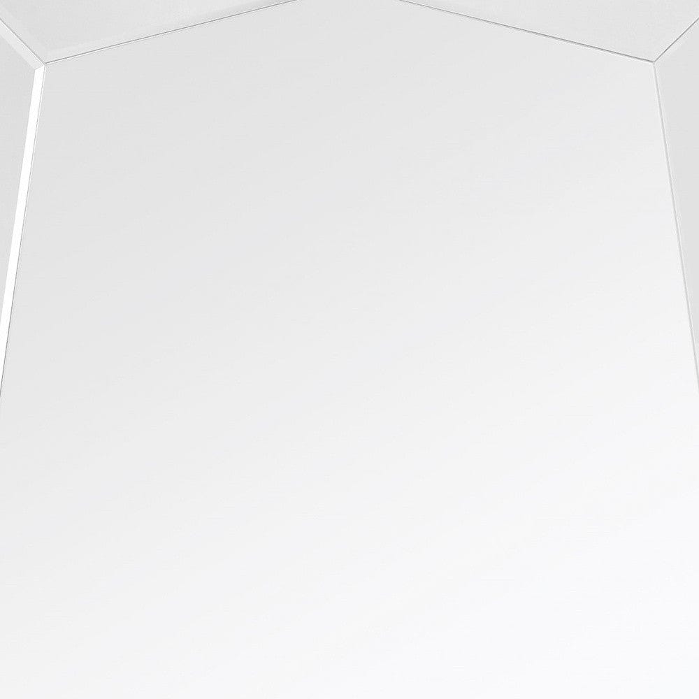 36" Clear Glass Framed Accent Mirror - Homeroots