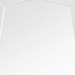 36" Clear Glass Framed Accent Mirror - Homeroots