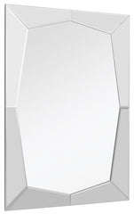 36" Clear Glass Framed Accent Mirror - Homeroots