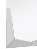 36" Clear Glass Framed Accent Mirror - Homeroots