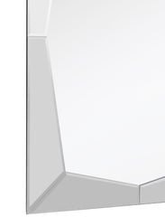 36" Clear Glass Framed Accent Mirror - Homeroots